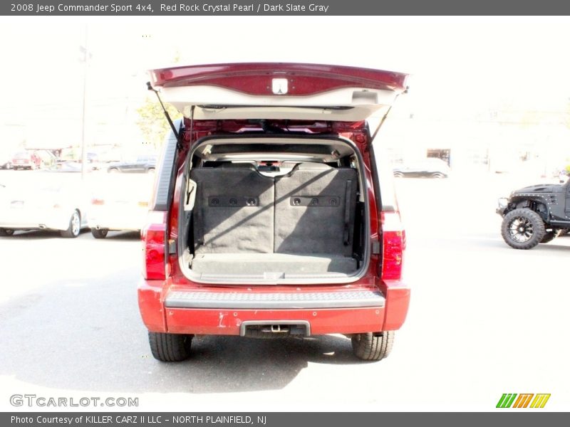 Red Rock Crystal Pearl / Dark Slate Gray 2008 Jeep Commander Sport 4x4