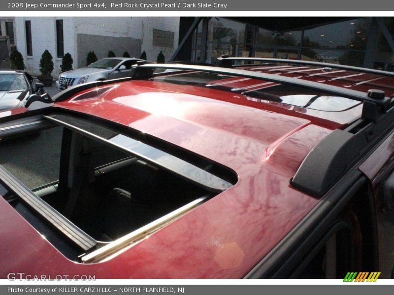 Red Rock Crystal Pearl / Dark Slate Gray 2008 Jeep Commander Sport 4x4