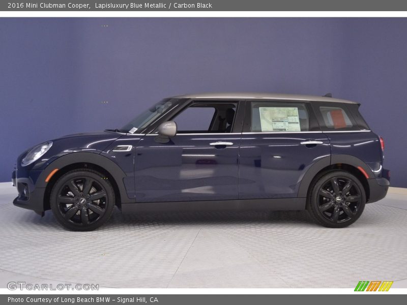 Lapisluxury Blue Metallic / Carbon Black 2016 Mini Clubman Cooper