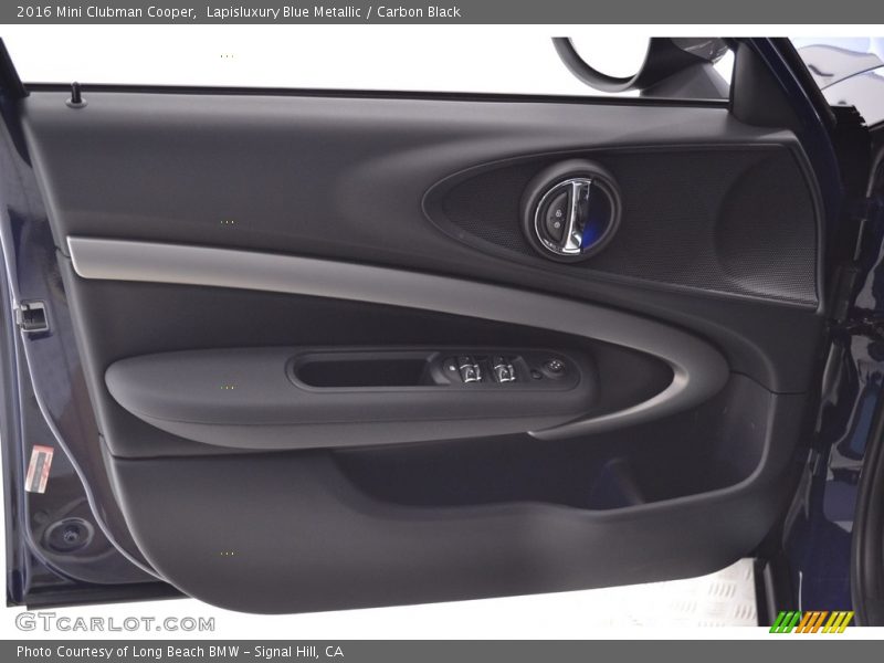 Lapisluxury Blue Metallic / Carbon Black 2016 Mini Clubman Cooper