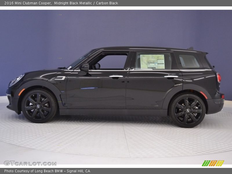 Midnight Black Metallic / Carbon Black 2016 Mini Clubman Cooper
