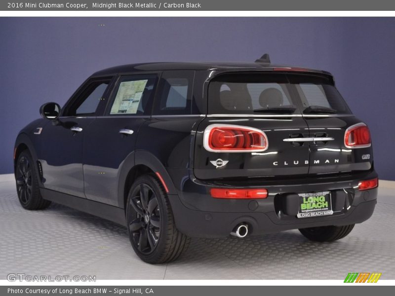 Midnight Black Metallic / Carbon Black 2016 Mini Clubman Cooper