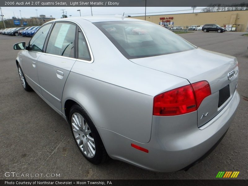 Light Silver Metallic / Ebony 2006 Audi A4 2.0T quattro Sedan
