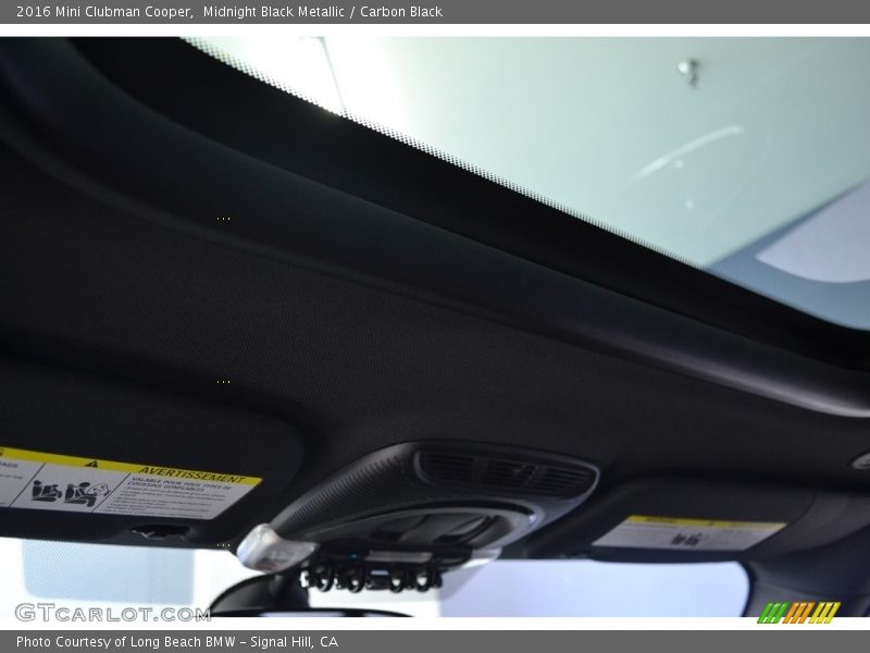 Midnight Black Metallic / Carbon Black 2016 Mini Clubman Cooper