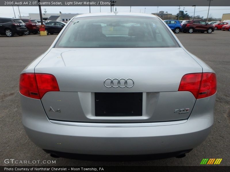 Light Silver Metallic / Ebony 2006 Audi A4 2.0T quattro Sedan