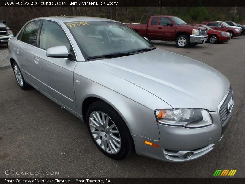 Light Silver Metallic / Ebony 2006 Audi A4 2.0T quattro Sedan