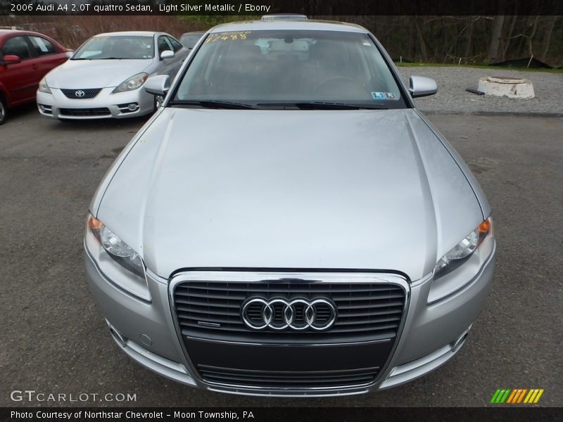 Light Silver Metallic / Ebony 2006 Audi A4 2.0T quattro Sedan