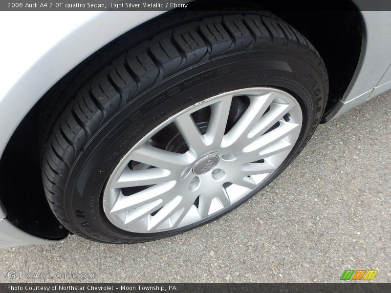 Light Silver Metallic / Ebony 2006 Audi A4 2.0T quattro Sedan