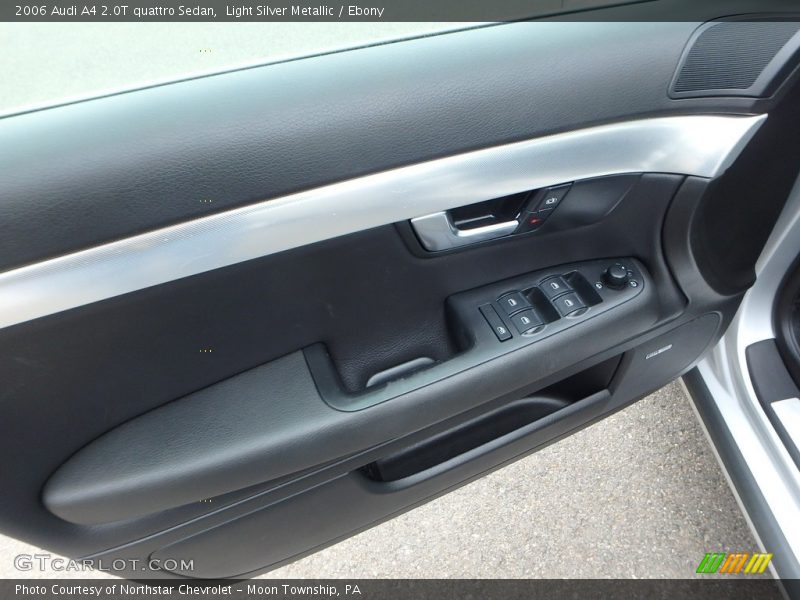 Light Silver Metallic / Ebony 2006 Audi A4 2.0T quattro Sedan
