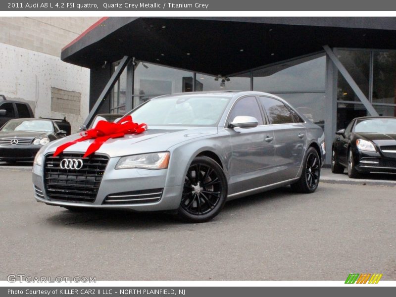 Quartz Grey Metallic / Titanium Grey 2011 Audi A8 L 4.2 FSI quattro
