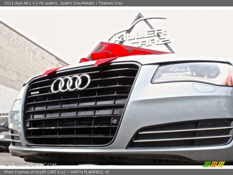Quartz Grey Metallic / Titanium Grey 2011 Audi A8 L 4.2 FSI quattro