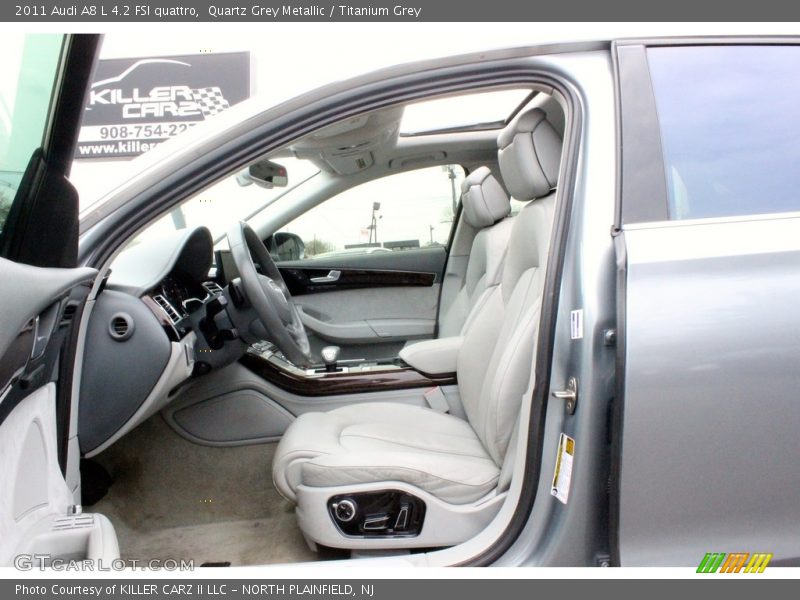 Quartz Grey Metallic / Titanium Grey 2011 Audi A8 L 4.2 FSI quattro