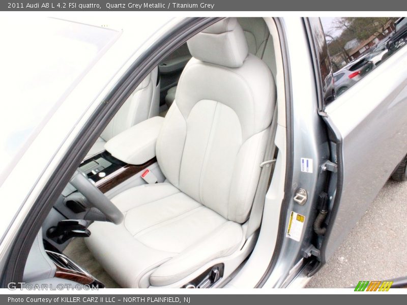 Quartz Grey Metallic / Titanium Grey 2011 Audi A8 L 4.2 FSI quattro