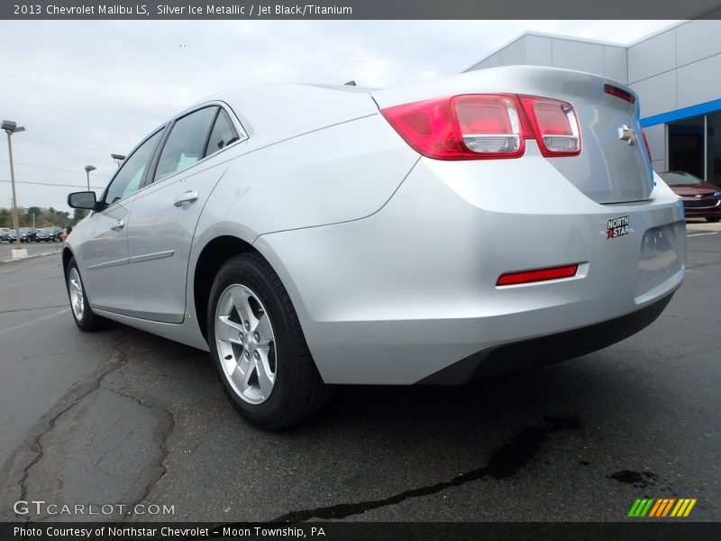 Silver Ice Metallic / Jet Black/Titanium 2013 Chevrolet Malibu LS