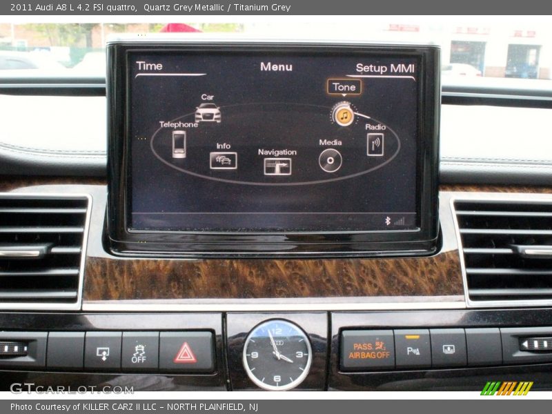 Quartz Grey Metallic / Titanium Grey 2011 Audi A8 L 4.2 FSI quattro