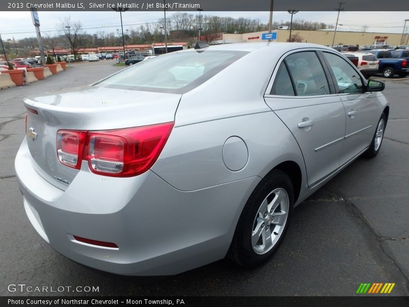 Silver Ice Metallic / Jet Black/Titanium 2013 Chevrolet Malibu LS