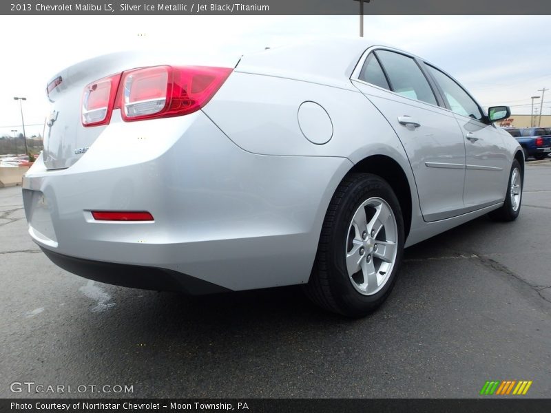 Silver Ice Metallic / Jet Black/Titanium 2013 Chevrolet Malibu LS