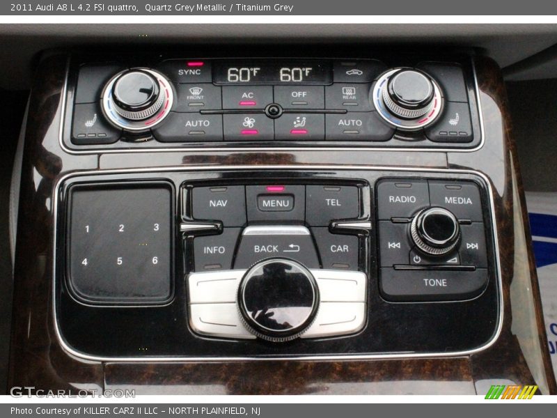 Quartz Grey Metallic / Titanium Grey 2011 Audi A8 L 4.2 FSI quattro