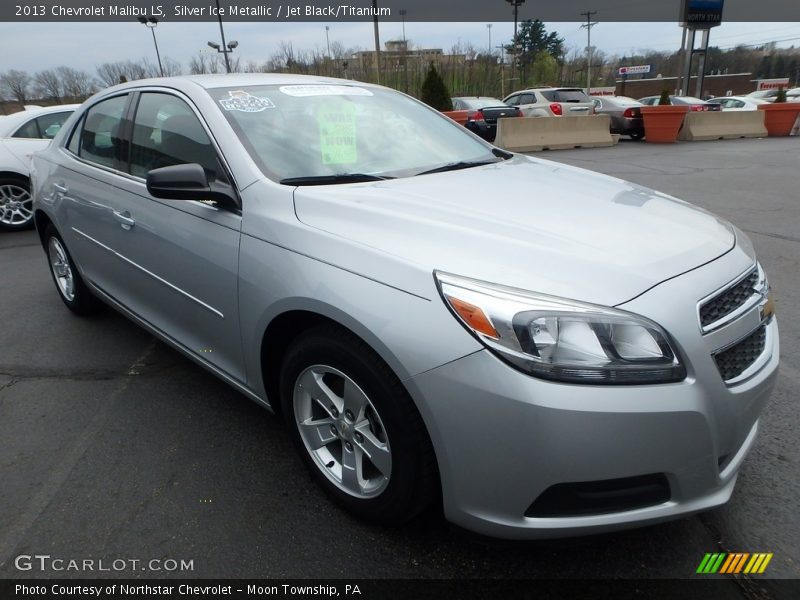 Silver Ice Metallic / Jet Black/Titanium 2013 Chevrolet Malibu LS