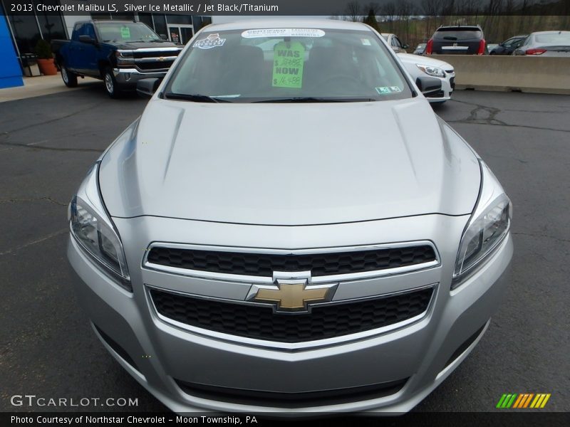 Silver Ice Metallic / Jet Black/Titanium 2013 Chevrolet Malibu LS