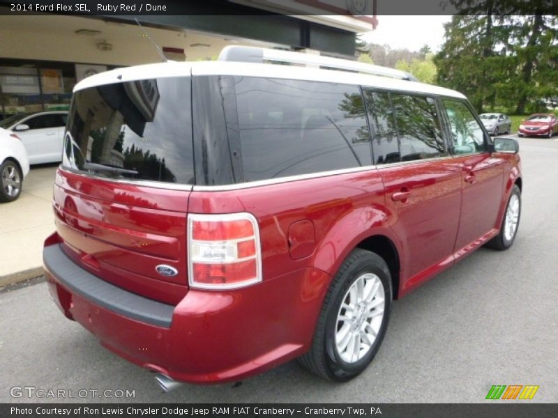 Ruby Red / Dune 2014 Ford Flex SEL