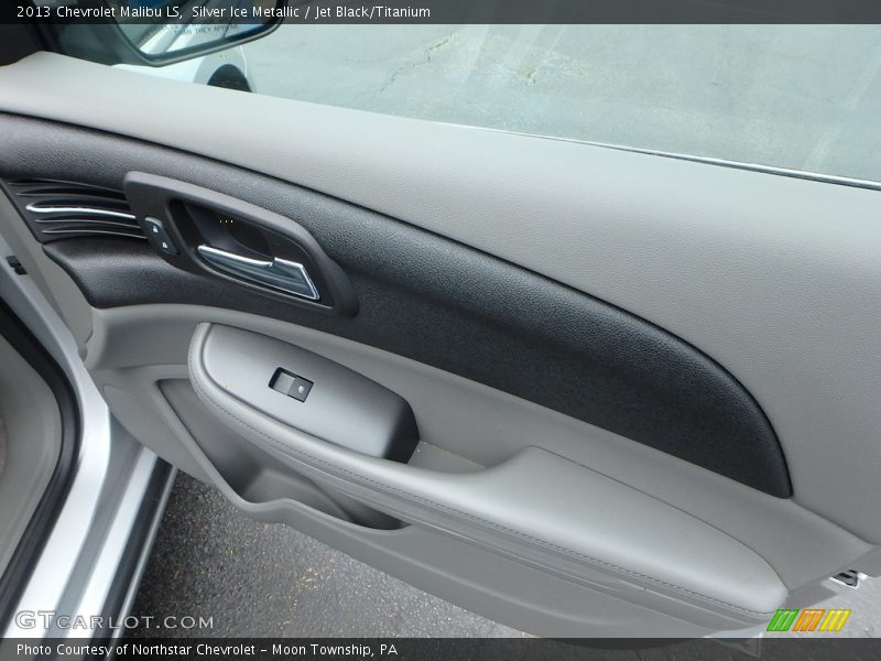 Silver Ice Metallic / Jet Black/Titanium 2013 Chevrolet Malibu LS