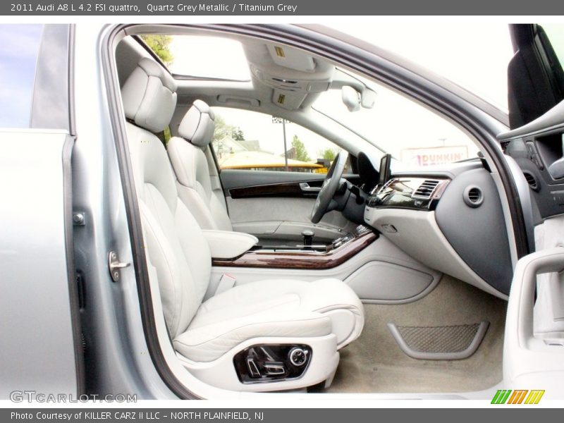 Quartz Grey Metallic / Titanium Grey 2011 Audi A8 L 4.2 FSI quattro