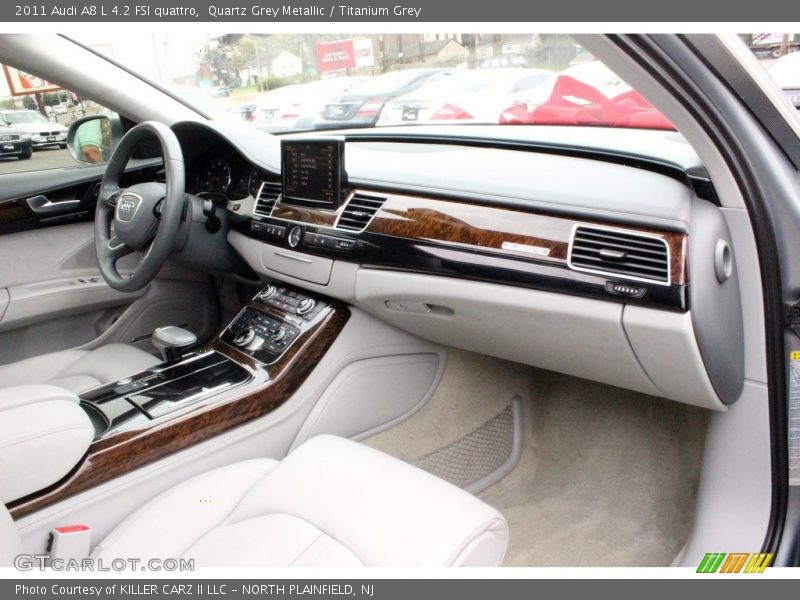 Quartz Grey Metallic / Titanium Grey 2011 Audi A8 L 4.2 FSI quattro