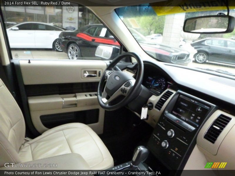 Ruby Red / Dune 2014 Ford Flex SEL