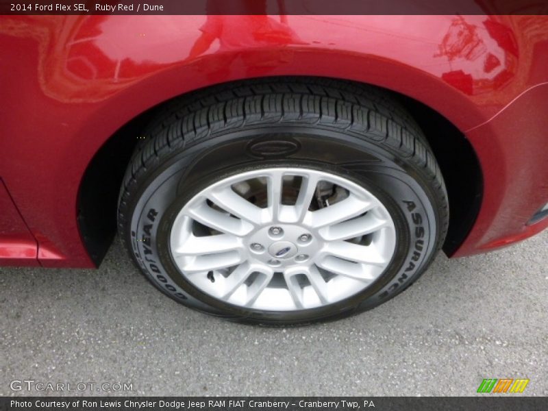 Ruby Red / Dune 2014 Ford Flex SEL