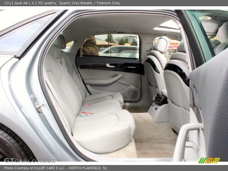 Quartz Grey Metallic / Titanium Grey 2011 Audi A8 L 4.2 FSI quattro