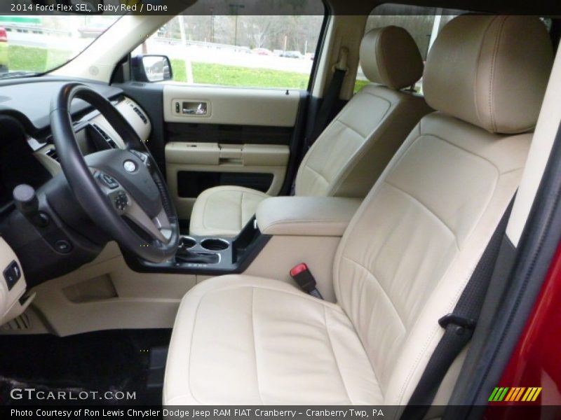 Ruby Red / Dune 2014 Ford Flex SEL