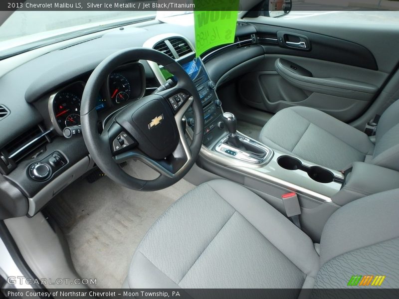 Silver Ice Metallic / Jet Black/Titanium 2013 Chevrolet Malibu LS