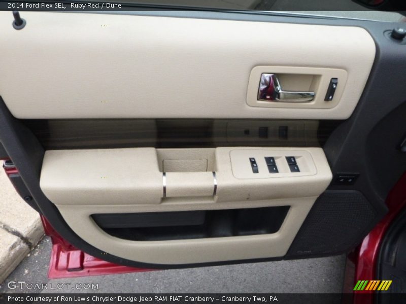 Ruby Red / Dune 2014 Ford Flex SEL