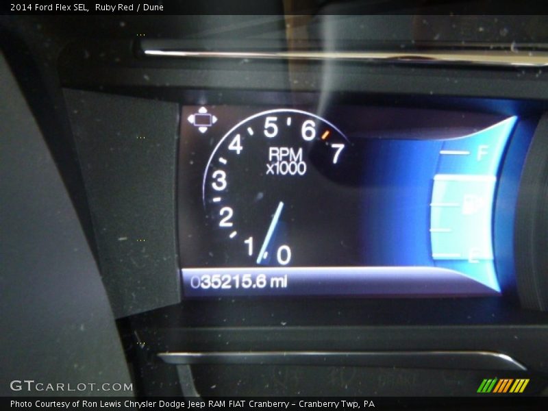Ruby Red / Dune 2014 Ford Flex SEL