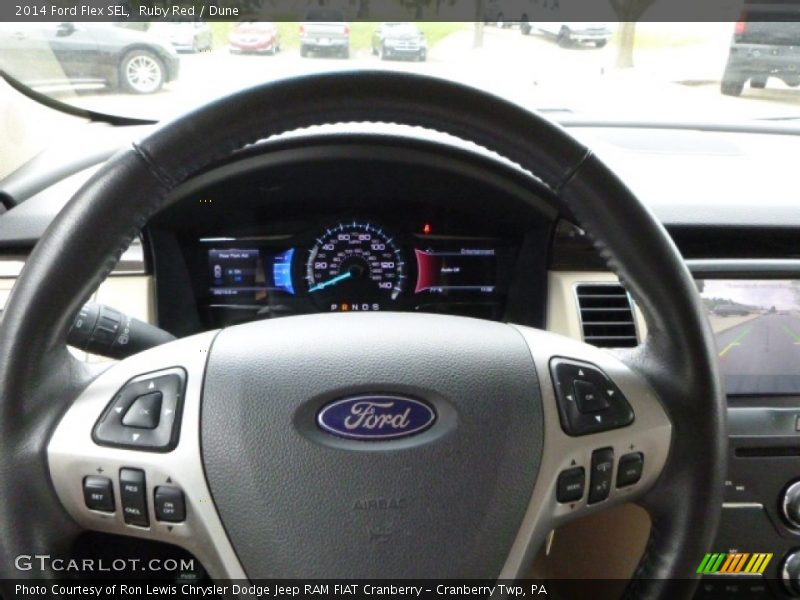 Ruby Red / Dune 2014 Ford Flex SEL