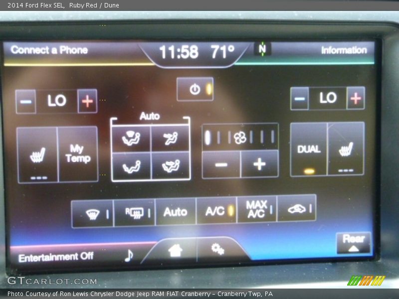 Ruby Red / Dune 2014 Ford Flex SEL