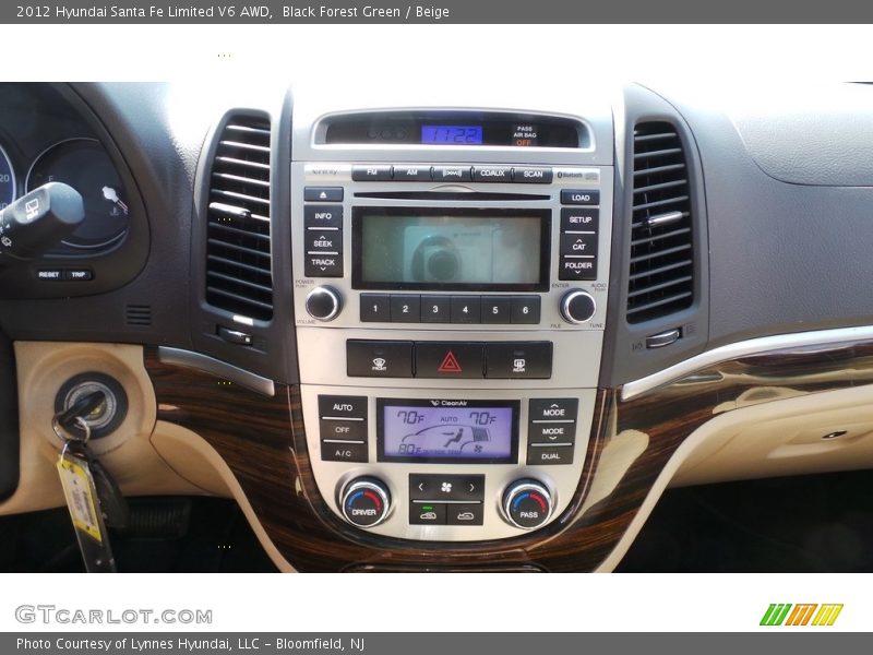 Black Forest Green / Beige 2012 Hyundai Santa Fe Limited V6 AWD