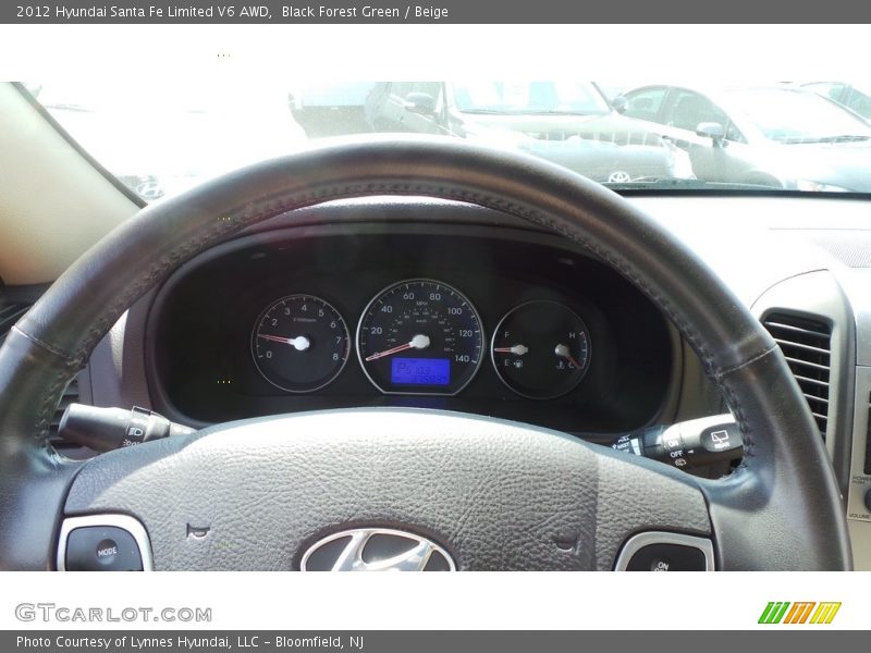 Black Forest Green / Beige 2012 Hyundai Santa Fe Limited V6 AWD