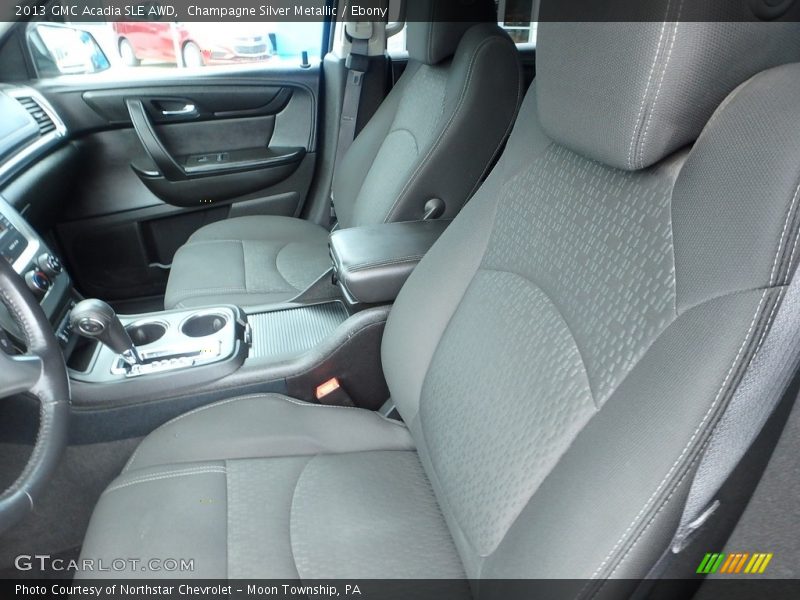 Champagne Silver Metallic / Ebony 2013 GMC Acadia SLE AWD