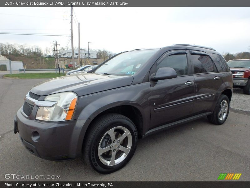 Granite Gray Metallic / Dark Gray 2007 Chevrolet Equinox LT AWD