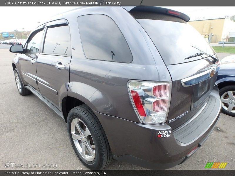 Granite Gray Metallic / Dark Gray 2007 Chevrolet Equinox LT AWD