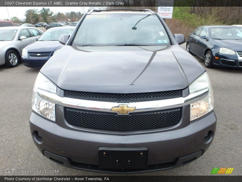 Granite Gray Metallic / Dark Gray 2007 Chevrolet Equinox LT AWD