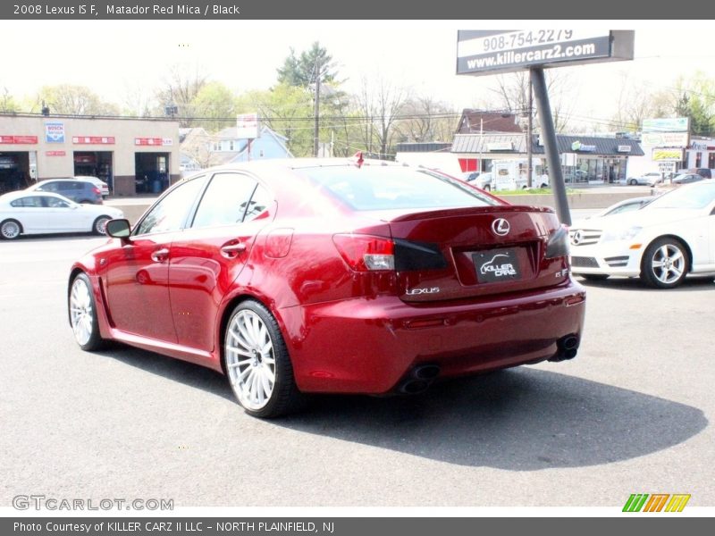 Matador Red Mica / Black 2008 Lexus IS F