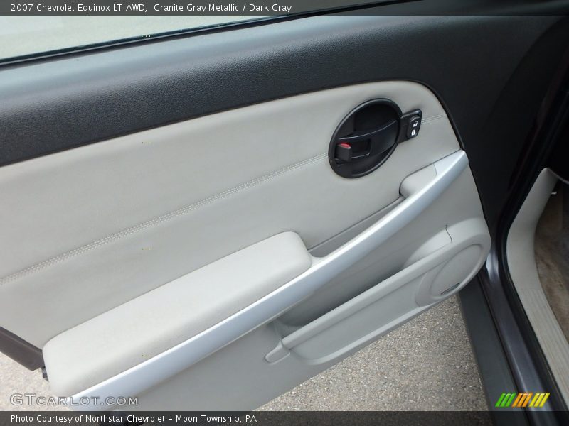 Granite Gray Metallic / Dark Gray 2007 Chevrolet Equinox LT AWD