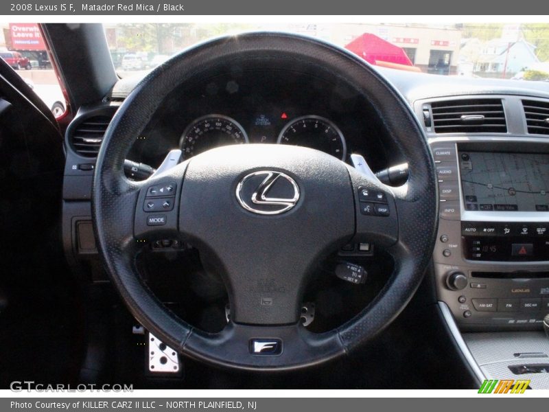 Matador Red Mica / Black 2008 Lexus IS F