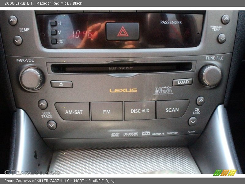 Matador Red Mica / Black 2008 Lexus IS F