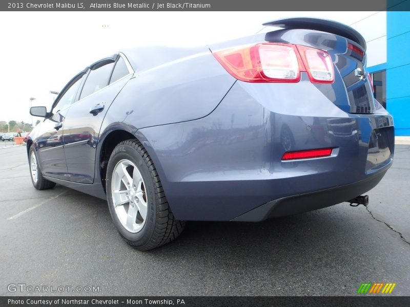 Atlantis Blue Metallic / Jet Black/Titanium 2013 Chevrolet Malibu LS