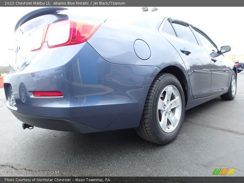 Atlantis Blue Metallic / Jet Black/Titanium 2013 Chevrolet Malibu LS