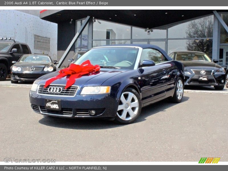 Caribic Blue Pearl Effect / Beige 2006 Audi A4 1.8T Cabriolet